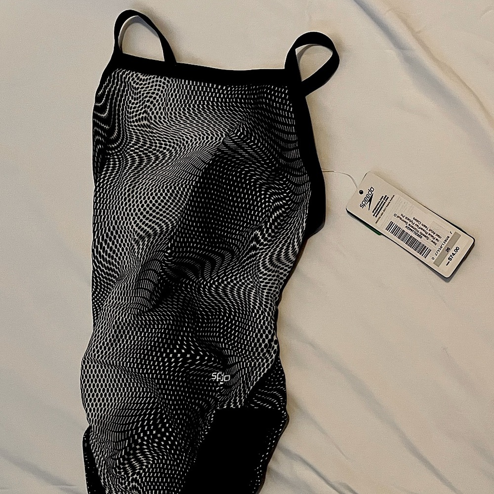 Speedo Women’s swimsuit one piece - Powerflex flyback Printed Adult — size 26